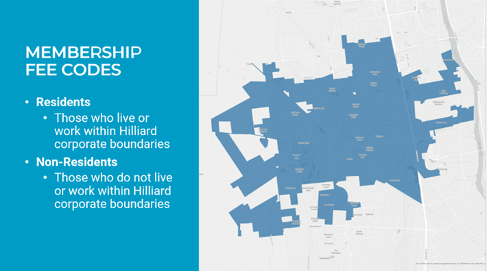 Hilliard resident map